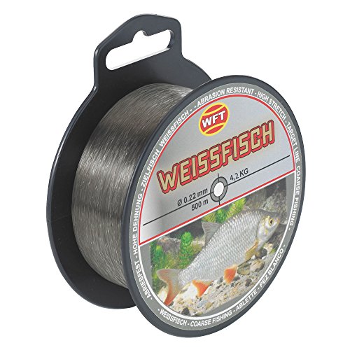 WFT Zielfisch Weißfisch 500m - Monofile Angelschnur zum Weißfischangeln, Schnur zum Friedfischangeln, Monoschnur, Monofilschnur, Durchmesser/Tragkraft:0.22mm / 4.2kg Tragkraft WFT Zielfisch Weißfisch 500m - Monofile Angelschnur zum Weißfischangeln, Schnur zum Friedfischangeln, Monoschnur, Monofilschnur, Durchmesser/Tragkraft:0.22mm / 4.2kg Tragkraft von WFT