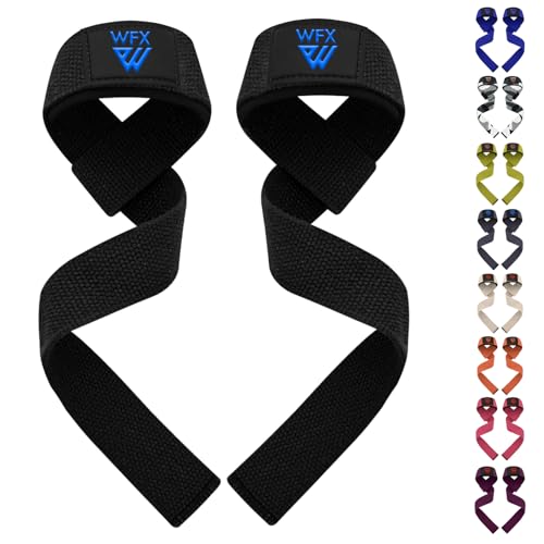 WFX Zughilfen Krafttraining & Bodybuilding, gepolsterte Zughilfen mit rutschfestem Griff für Deadlifts und Powerlifting, Gym Zubehör für Frauen & Männer (Lifting Straps) (Schwarz) WFX Zughilfen Krafttraining & Bodybuilding, gepolsterte Zughilfen mit rutschfestem Griff für Deadlifts und Powerlifting, Gym Zubehör für Frauen & Männer (Lifting Straps) (Schwarz) von WFX