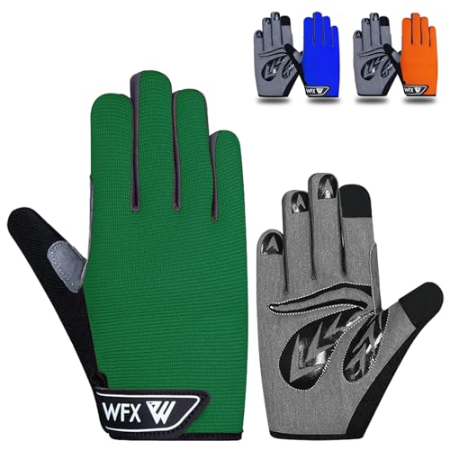 WFX Fahrradhandschuhe für Kinder Junior Jungen Mädchen Jugendliche Touchscreen rutschfeste Fahrradhandschuhe für Outdoor-Sport Rennrad Mountainbike Gelpolsterung WFX Fahrradhandschuhe für Kinder Junior Jungen Mädchen Jugendliche Touchscreen rutschfeste Fahrradhandschuhe für Outdoor-Sport Rennrad Mountainbike Gelpolsterung von WFX
