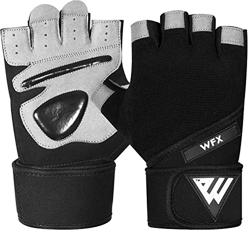 WFX Fitness Handschuhe,Trainingshandschuhe für Damen und Herren - Fitness Handschuhe für Krafttraining,Bodybuilding,Kraftsport, Training Gym Workout Gloves von WFX