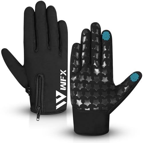 WFX Winter-Fahrradhandschuhe warm Touchscreen warme Handschuhe Winddicht rutschfest Fleece-Futter Thermo-Fahrradhandschuhe Laufen Radfahren und Outdoor-Aktivitäten WFX Winter-Fahrradhandschuhe warm Touchscreen warme Handschuhe Winddicht rutschfest Fleece-Futter Thermo-Fahrradhandschuhe Laufen Radfahren und Outdoor-Aktivitäten von WFX