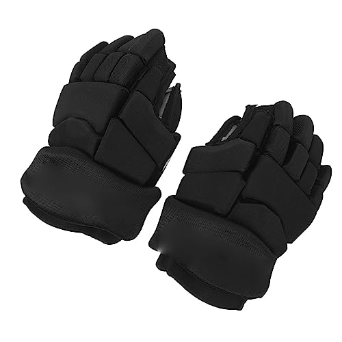 WGFOIP Hocky Player Glove, Leichte Hocky Biegbare Fingerschutzhandschuhe für Eishockey, Unihockey, Rollhockey (8 Zoll) von WGFOIP