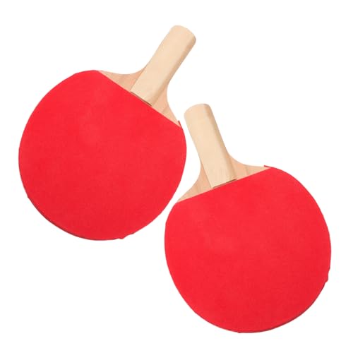 WHAMVOX 1 Paar Tischtennisschläger Aus Holz Tischtennis-matchpaddel Tischtennisschläger Spielen Interaktive Tischtennisschläger Praktische Tischtennisschläger Trainings-tischtennisschläger von WHAMVOX