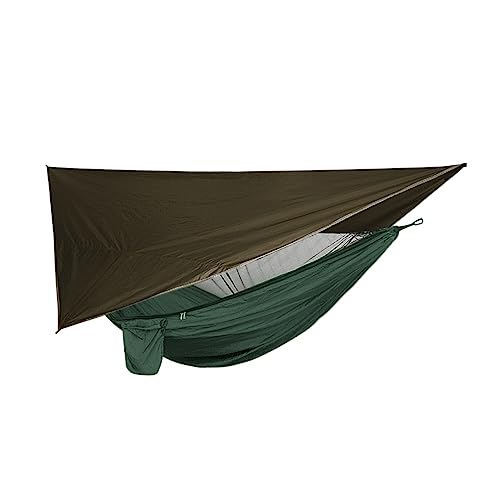 WHAMVOX 1 Satz Moskitonetz Baldachin Tragbar Hängematten-regenplane Outdoor-hängemattenzelt Campingplanen Outdoor-campingzubehör Zeltunterstand Outdoor-Zelt 210t Nylonspinnen (Nylon) von WHAMVOX