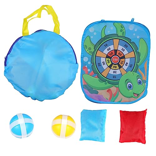 WHAMVOX 1 Satz Sitzsack-wurfbrett Kinderspielzeug Wurfspiel Kinder Dartscheibe Aus Stoff Paddel Werfen Und Fangen Dart Für Kinder Wurfspiele Spielzeug Wurf- Und Fangspiel Blue Oxford-Stoff von WHAMVOX