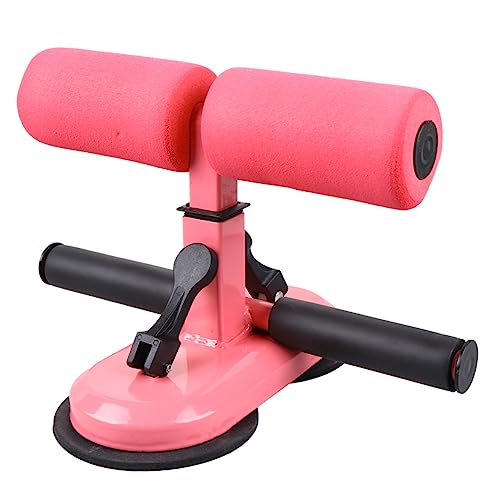 WHAMVOX 1Stk Saugnapf Bauchhilfe sportgeräte sport geräte fittnesgräte belly trainer saugknöpfen gefälschte Hühnerkeule Fitness-Saugnäpfe werkzeug Fitness-Bar Beinmuskeltrainingsgerät Rosa von WHAMVOX