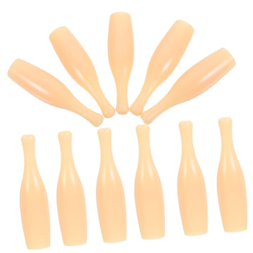 WHAMVOX 20pcs Tabletop Bowling Pin Ersatz Interaktives Bowlingspiel Accessoire Indoor Tisch Bowling Pin von WHAMVOX