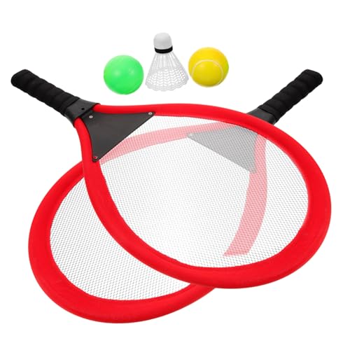 WHAMVOX 2er Set Badminton Schläger Für Tragbares Badminton Set Ideales Trainingsspielzeug Für Outdoor Aktivitäten Spaß Für Die Ganze Familie von WHAMVOX