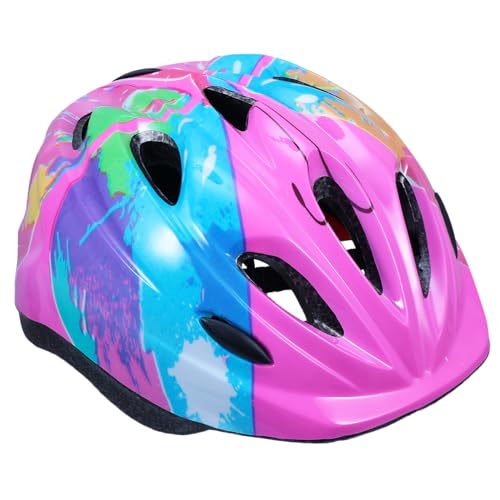 WHAMVOX Fahrradhelm Verstellbarer Kompakter Helm Für Sicherer Schutz Für Fahrrad Roller Und Skateboard Ideal Für Jungen Und ädchen von WHAMVOX