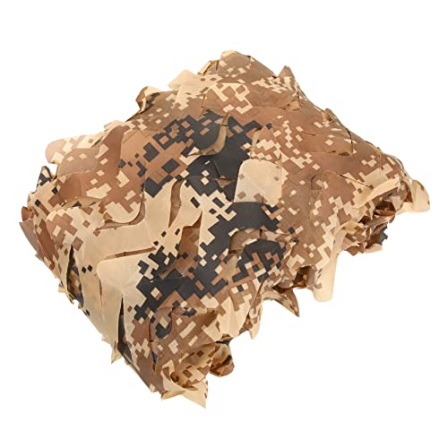 WHAMVOX Tarnnetz praktisches Campingnetz Camouflage-Hülle Sport Mesh-Netz schützendes Jagdnetz Sportdekorationen camoing Sonnenschutz außen Campingnetz für Wild Maschennetz für Polyester von WHAMVOX