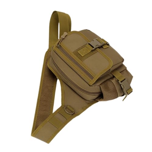 WHAMVOX Tragbare Umhängetasche Für Herren Verschleißfeste Taktische Tasche Mit Reißverschluss Ideale Crossbody Bag Für Outdoor Reisen Und Wandern Robuste Schultertasche von WHAMVOX