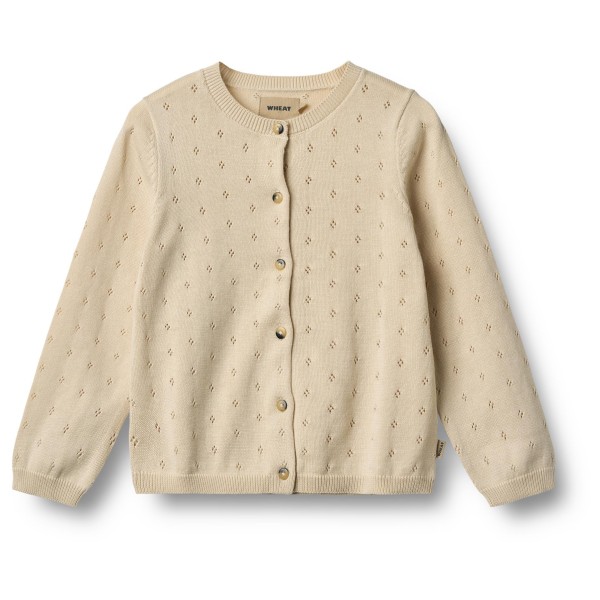 WHEAT - Kid's Knit Cardigan Maia - Cardigan Gr 128 beige von WHEAT