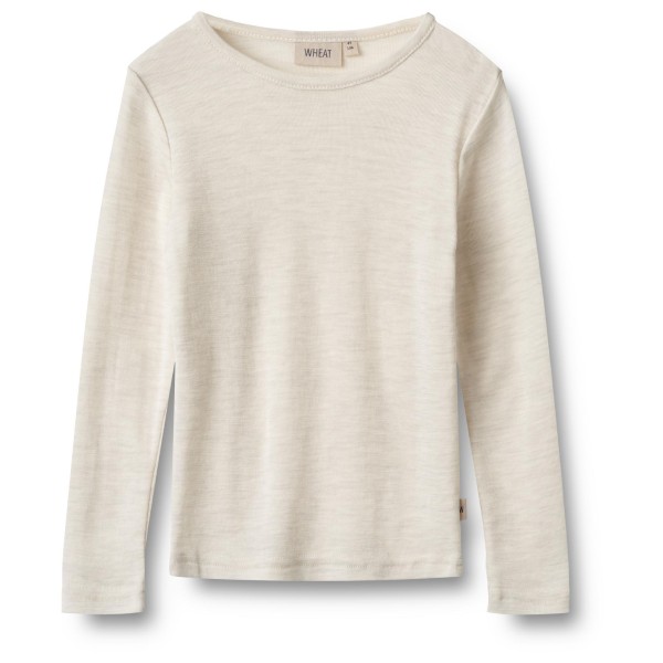 WHEAT - Kid's Wool T-Shirt L/S Alfie - Merinounterwäsche Gr 116 - 6 Years beige von WHEAT