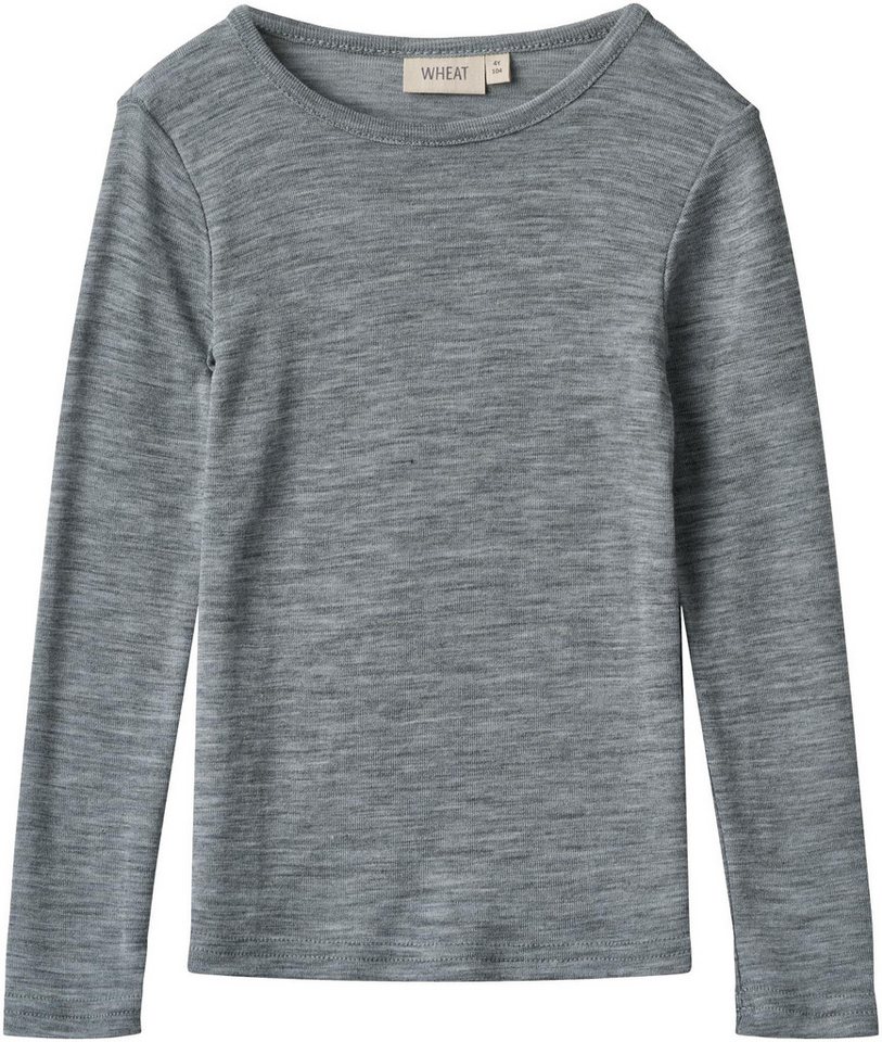 WHEAT Langarmshirt Wool T-Shirt L/S Alfie aus reiner Merinowolle WHEAT Langarmshirt Wool T-Shirt L/S Alfie aus reiner Merinowolle von WHEAT