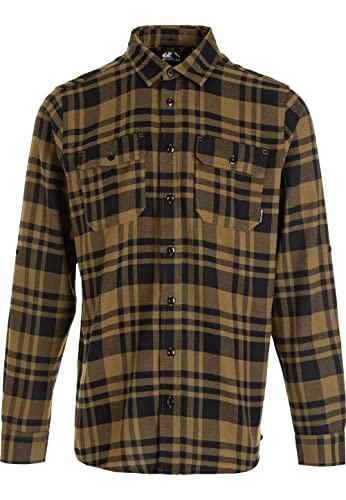 WHISTLER Herren Outdoorhemd Flannel 3123 Dark Olive 2XL von WHISTLER