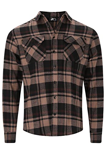 WHISTLER Herren Outdoorhemd Flannel 5129 Java 3XL von WHISTLER