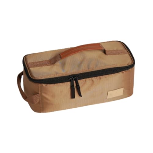 WHKM Camping-Kochutensilien-Organizer, Reise-Besteck, Geschirr, Tasche, Kocher, Aufbewahrung, verschleißfest, Küche, Kochgeschirr, Handtasche von WHKM