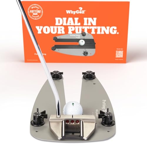 WhyGolf Putting Thing | Golf-Zubehör-Trainer für verbesserte Putt-Genauigkeit | Putting Green Practice | Golf Putter Lehr- und Trainingshilfe für Schlägerübungsgeräte WhyGolf Putting Thing | Golf-Zubehör-Trainer für verbesserte Putt-Genauigkeit | Putting Green Practice | Golf Putter Lehr- und Trainingshilfe für Schlägerübungsgeräte von WHYGOLF