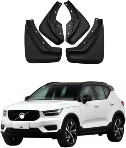 WIEBXCS 4-teilige Auto-Schmutzfänger - passt für Volvo XC40 2018-2024 Kotflügel vorn und hinten, Radspritzschutz, Schmutzfänger von WIEBXCS