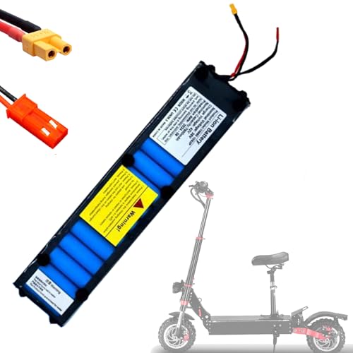 WILLQ 36-Volt-Elektroroller-Akku, 36 V 6,6 Ah 7,8 Ah 9 Ah 10,5 Ah, Li-Ionen-Akku, Klapproller-Ersatzakku für 0–400 W Fahrradmotor-Kit,10.5ah von WILLQ