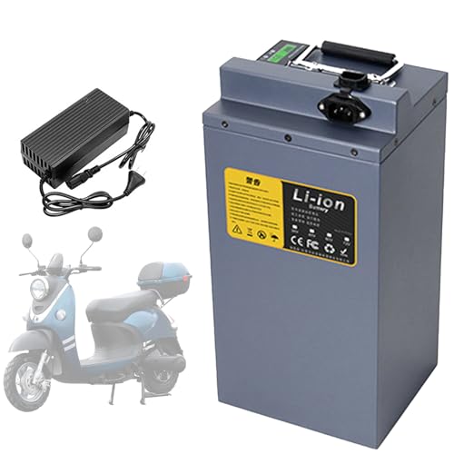 WILLQ Ebike-Akku 60V 72V 45Ah 55Ah 65Ah Lithium-Akkupack 60V 20Ah 25Ah 35Ah Motorradbatterie 72V 85Ah 100Ah Moped E-Dreirad-Akku Ersatzakku,72v85ah von WILLQ