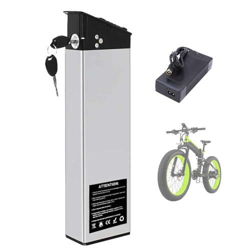 WILLQ Elektrofahrradakku 48V 52V 13AH 15AH Lithium-Ionen-Akku Klappfahrradakku mit Ladegerät für 250W 350W 500W 750W 1000W Motorumbausätze,52v13ah von WILLQ