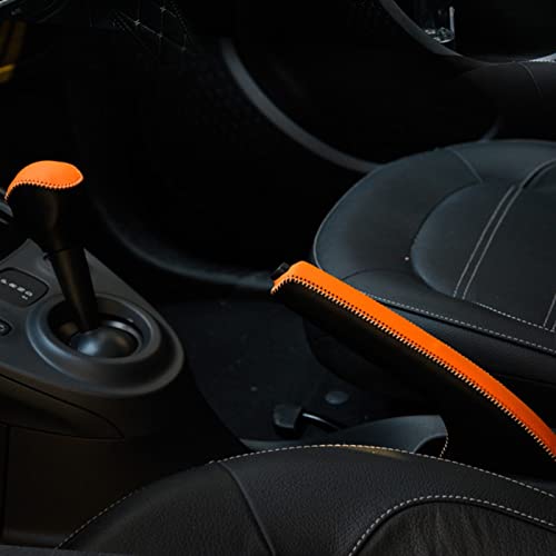 Auto Styling Schaltkragen Handbremsknopfabdeckung Lederschutz Für Smart 453 Fortwo Forfour Autozubehör von WILSEM