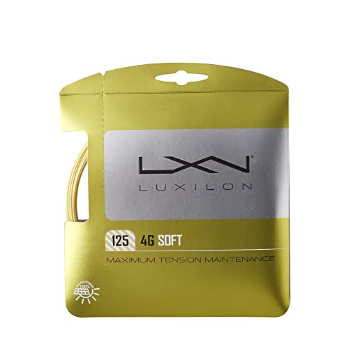 Wilson Unisex – Erwachsene LUXILON 4G Soft 125 Set Strings, Gold, 12,2 Meter Wilson Unisex – Erwachsene LUXILON 4G Soft 125 Set Strings, Gold, 12,2 Meter von Luxilon