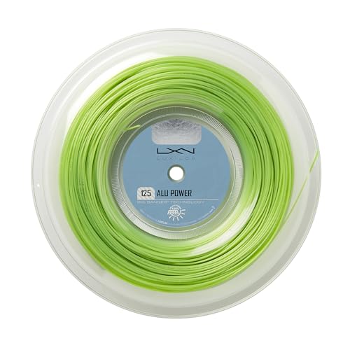 Wilson Rolle Luxilon Tennissaite ALU Power 125, für Tennisschläger, Durchmesser: 1,25 mm, hellgrün, WR8301201125, Lime von Luxilon