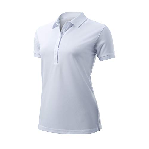 WILSON Damen Authentic Polo T-Shirt, Weiß, XL WILSON Damen Authentic Polo T-Shirt, Weiß, XL von Wilson