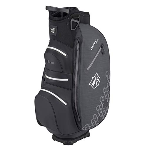 Wilson Herren W/S Dry TECH II CART Bag Golftaschen, Black, One Size Wilson Herren W/S Dry TECH II CART Bag Golftaschen, Black, One Size von Wilson