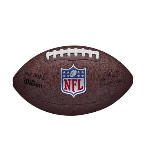 Wilson American Football NFL DUKE REPLICA, Mischleder, Offizielle Größe, Braun, WTF1825XBBRS Wilson American Football NFL DUKE REPLICA, Mischleder, Offizielle Größe, Braun, WTF1825XBBRS von Wilson