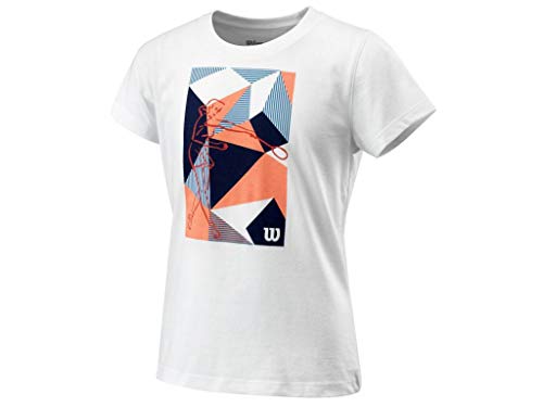 Wilson Unisex Kinder G Prism Play Tech Tee Unterhemd, weiß, XS Wilson Unisex Kinder G Prism Play Tech Tee Unterhemd, weiß, XS von Wilson