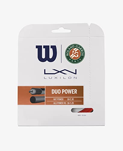 Wilson Unisex-Adult Duo Power Roland Garros Tennissaite, Bronze/Natural, 16G Wilson Unisex-Adult Duo Power Roland Garros Tennissaite, Bronze/Natural, 16G von Wilson