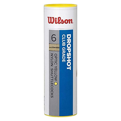 Wilson Unisex Erwachsene Dropshot Badminton Shuttles, Gelb, 6 St ck EU Wilson Unisex Erwachsene Dropshot Badminton Shuttles, Gelb, 6 St ck EU von Wilson