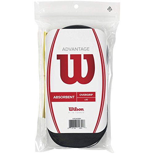 Wilson Overgrip Advantage 30er Griffbänder, Black, Standard Wilson Overgrip Advantage 30er Griffbänder, Black, Standard von Wilson