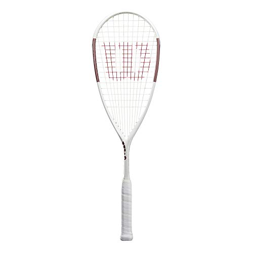 Wilson Squash-Schläger, Tempest Lite, Unisex, Kopflastige Balance, weiß/rosa, WR006410H0 Wilson Squash-Schläger, Tempest Lite, Unisex, Kopflastige Balance, weiß/rosa, WR006410H0 von Wilson