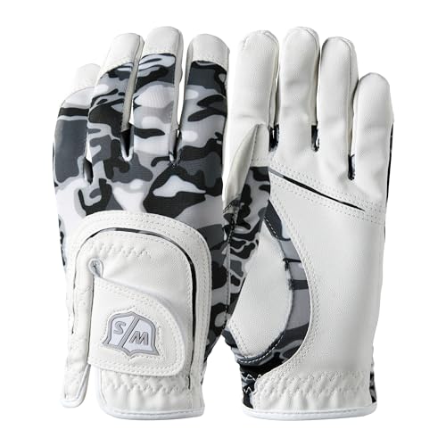Wilson Unisex-Youth FIT All Golf Handschuh, White Black, Einheitsgröße Wilson Unisex-Youth FIT All Golf Handschuh, White Black, Einheitsgröße von Wilson