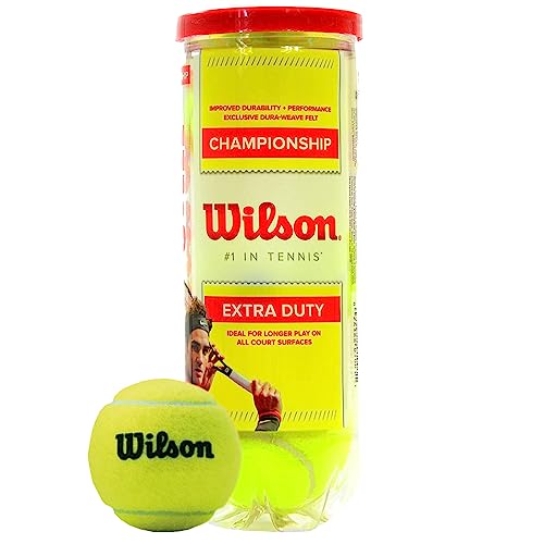Wilson Tennisbälle Champ Extra Duty für alle Beläge, gelb, 3er Dose, WRT100101 Wilson Tennisbälle Champ Extra Duty für alle Beläge, gelb, 3er Dose, WRT100101 von Wilson