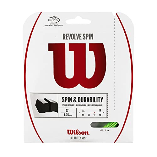 Wilson Unisex – Erwachsene Revolve Spin 17 Set Gr Strings, Grün, 12,2 Meter EU Wilson Unisex – Erwachsene Revolve Spin 17 Set Gr Strings, Grün, 12,2 Meter EU von Wilson