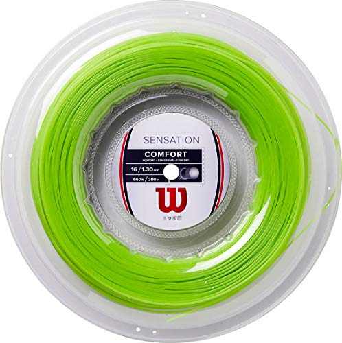 Wilson Unisex Adult Sensation Reel Tennissaite, Neon Green, 16 G EU Wilson Unisex Adult Sensation Reel Tennissaite, Neon Green, 16 G EU von Wilson