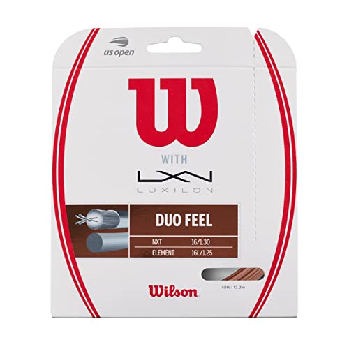 Wilson Unisex Tennissaite Duo Feel, bronze/natur, 12,2 Meter, WRZ949721, 16 gauge Wilson Unisex Tennissaite Duo Feel, bronze/natur, 12,2 Meter, WRZ949721, 16 gauge von Wilson