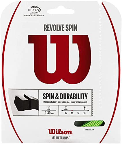 Wilson Unisex – Erwachsene Revolve Spin 16 Set GR Strings, Grün, 12,2 Meter Wilson Unisex – Erwachsene Revolve Spin 16 Set GR Strings, Grün, 12,2 Meter von Wilson