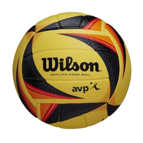 Wilson Unisex-Adult OPTX AVP VB Replica Volleybälle, Yellow/Black/ORANGE, Official Wilson Unisex-Adult OPTX AVP VB Replica Volleybälle, Yellow/Black/ORANGE, Official von Wilson