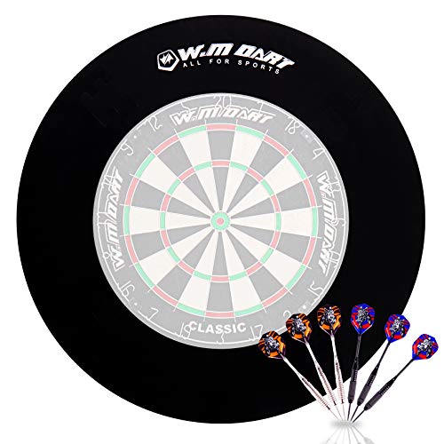 WIN.MAX Dart Catchring Surround Auffangring Dart Backboard Auffangring Rund Dart Surround Eva Dartscheibe 45cm von WIN.MAX