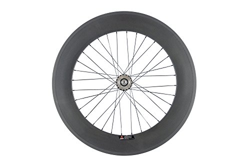 WINDBREAK BIKE Carbon Track 88mm Matte Finish Clincher Rear Wheel for Fixed Gear Bike WINDBREAK BIKE Carbon Track 88mm Matte Finish Clincher Rear Wheel for Fixed Gear Bike von WINDBREAK BIKE