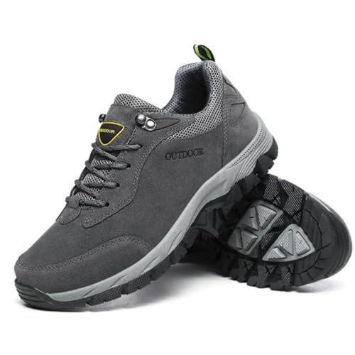 WINDEHAO Herren-Wanderschuhe, gute Fußgewölbeunterstützung, atmungsaktiv, orthopädische Wanderschuhe, extra breite Passform, Turnschuhe, grau, 48 EU WINDEHAO Herren-Wanderschuhe, gute Fußgewölbeunterstützung, atmungsaktiv, orthopädische Wanderschuhe, extra breite Passform, Turnschuhe, grau, 48 EU von WINDEHAO