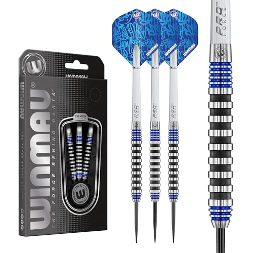 WINMAU Advance 500 Series Blau 22g Dartpfeile mit dartflüge und Dart stiele von WINMAU