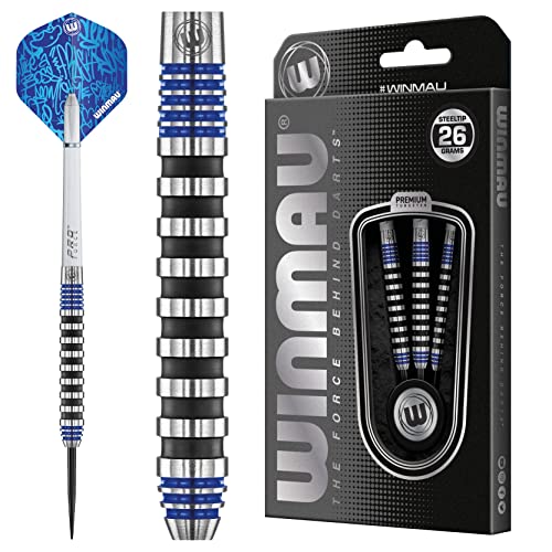WINMAU Advance 500 Series Blau 26g Dartpfeile mit dartflüge und Dart stiele von WINMAU
