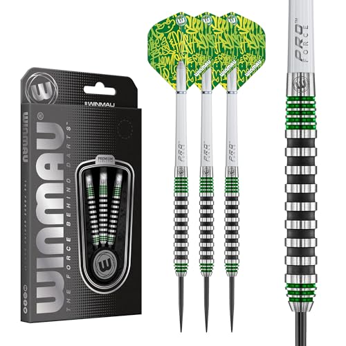 WINMAU Advance 500 Series Grün 22g Dartpfeile mit dartflüge und Dart stiele von WINMAU